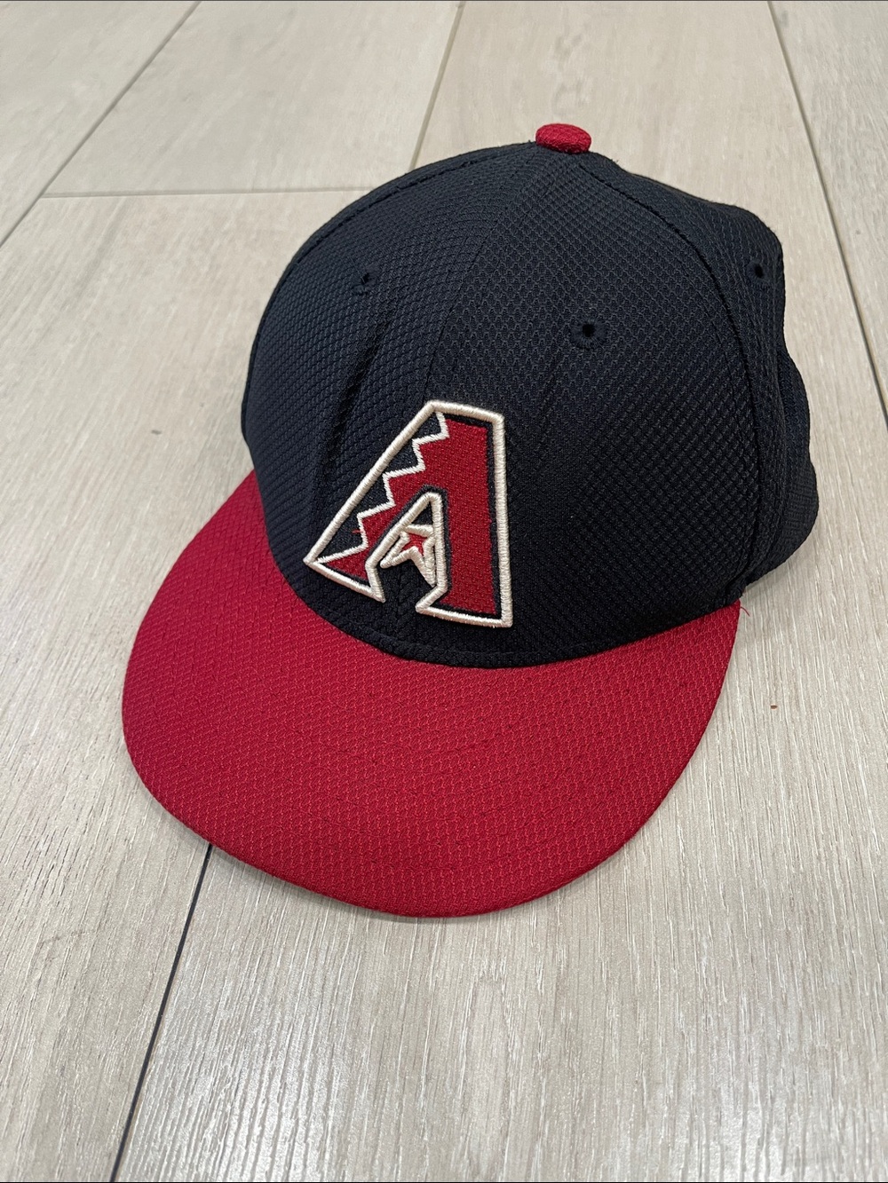 Kids Two-Tone Baseball Cap with Red 'A' Logo